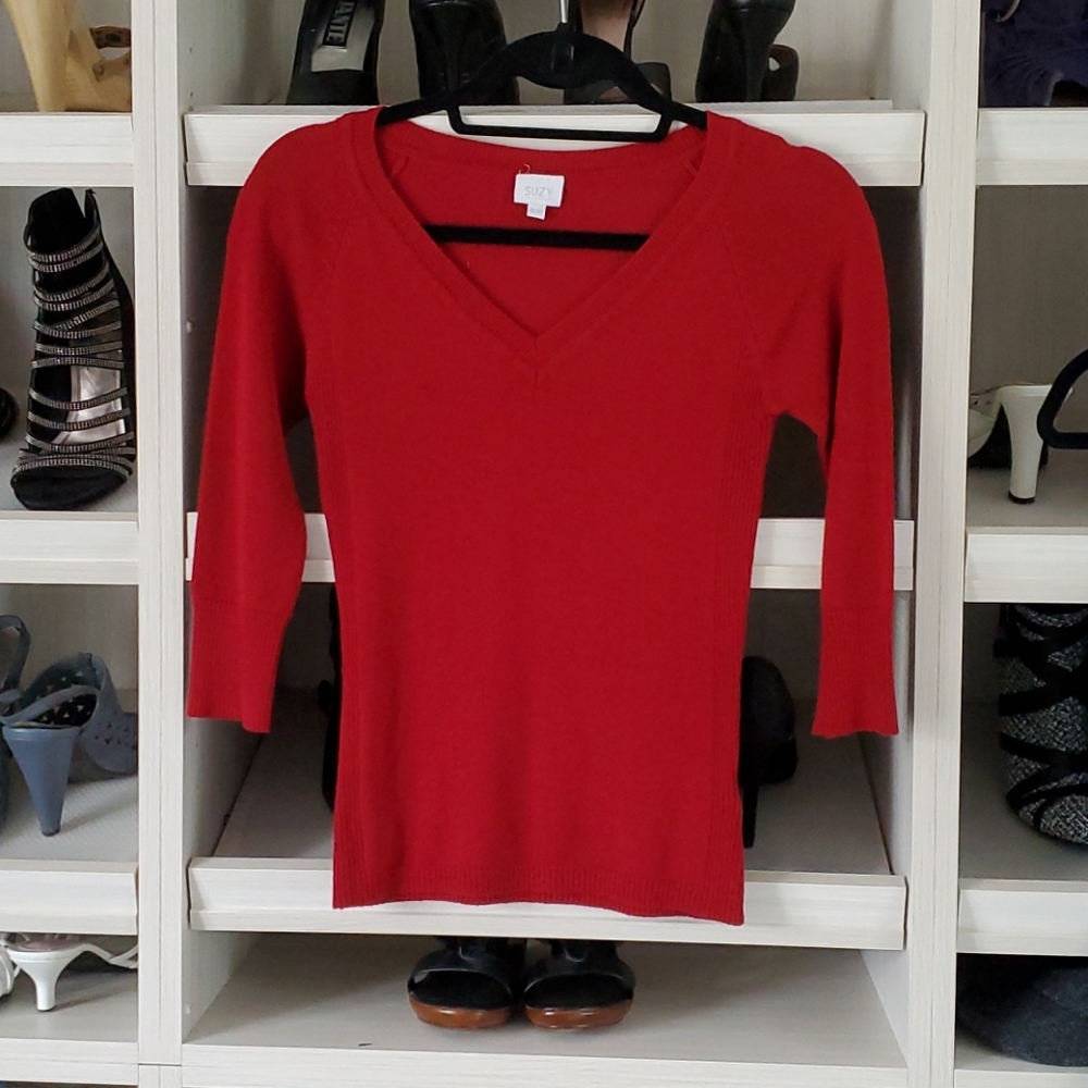 Red sweater